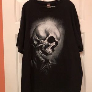 Marvel Mad Engine Skull Motorcycle Rider Size 2XL